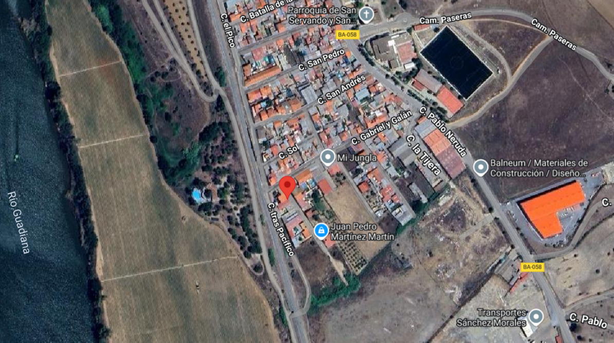 Casa okupada en Badajoz