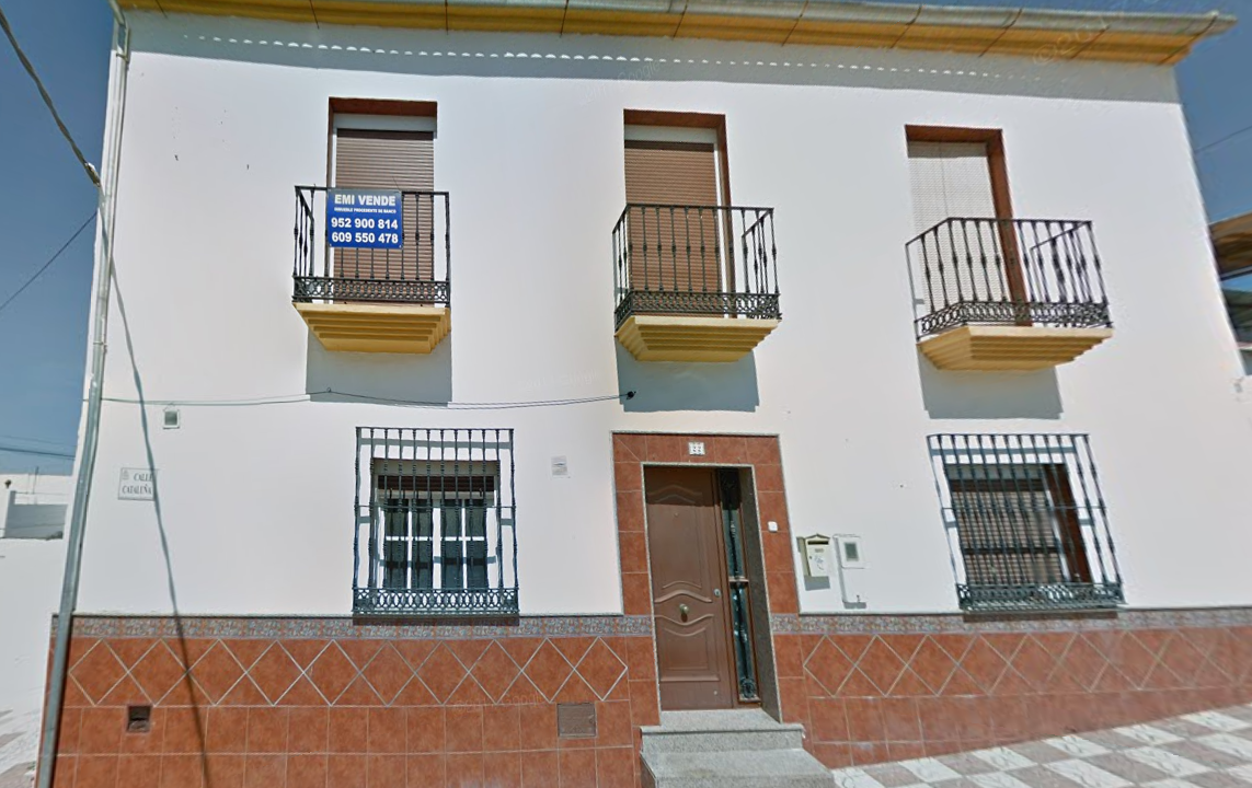 Casa okupada en Málaga