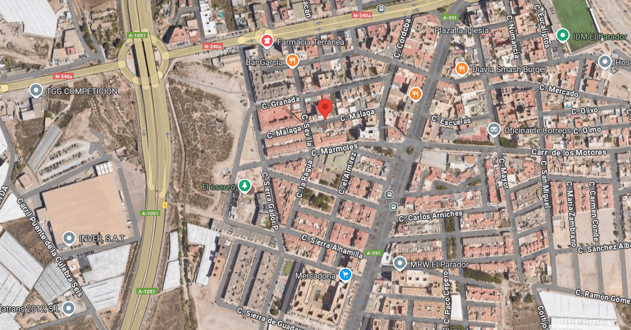 Piso okupado en Almería