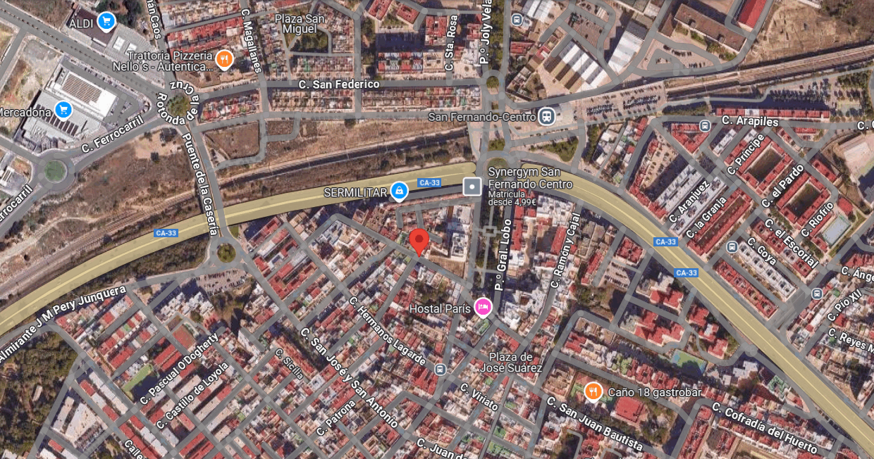 Piso okupado en Cádiz