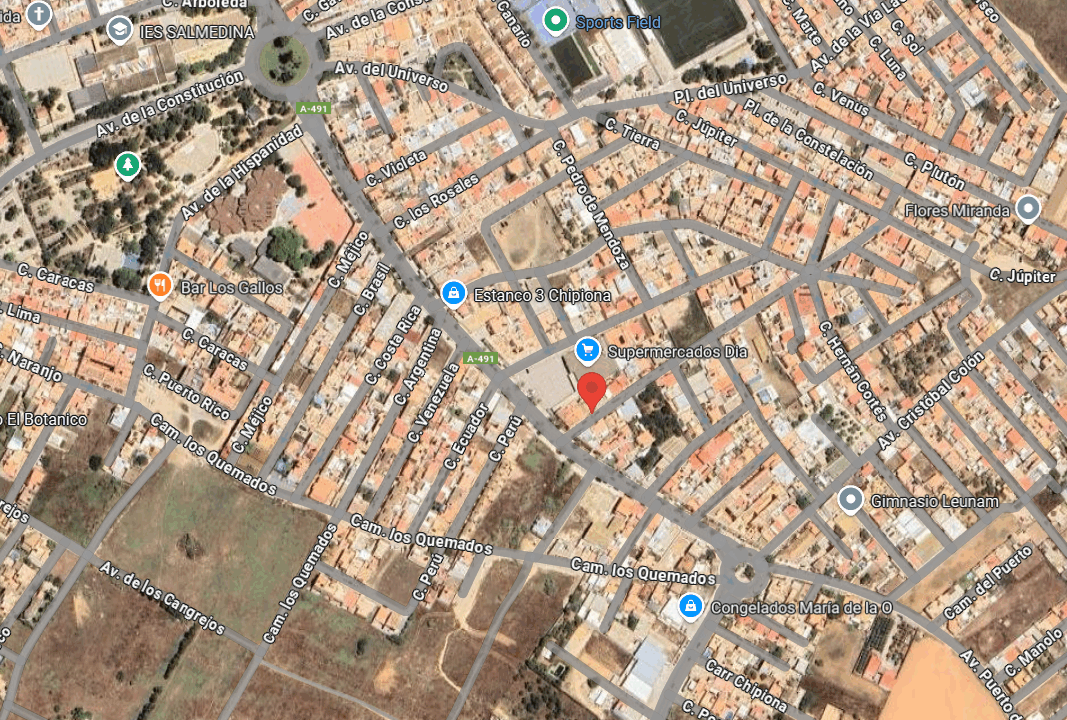 Casa okupada en Cádiz