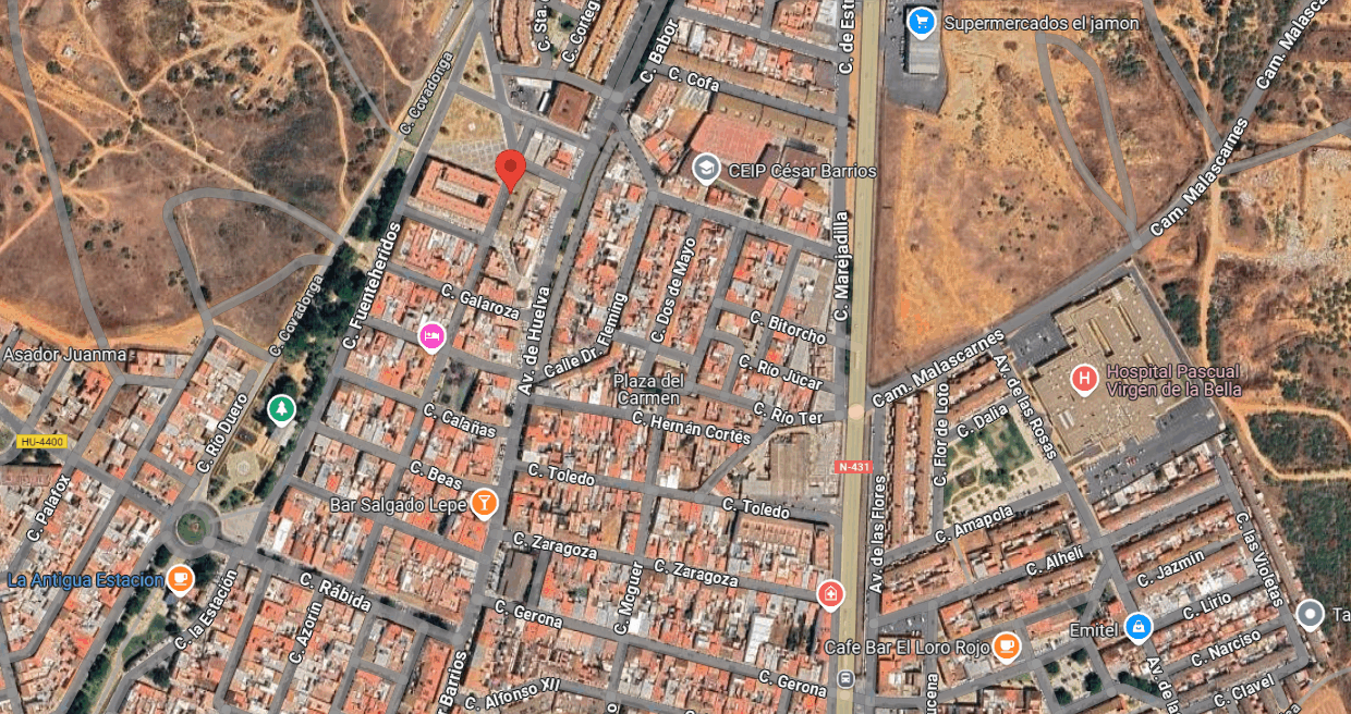 Casa okupada en Huelva