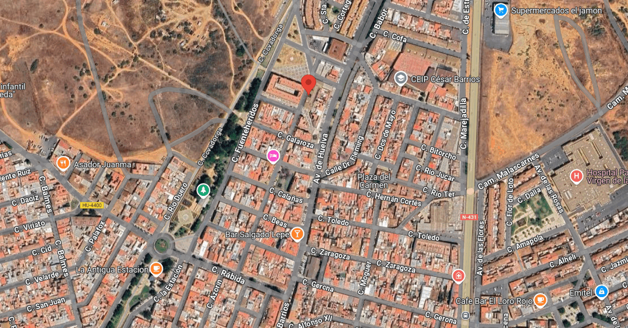 Casa okupada en Huelva