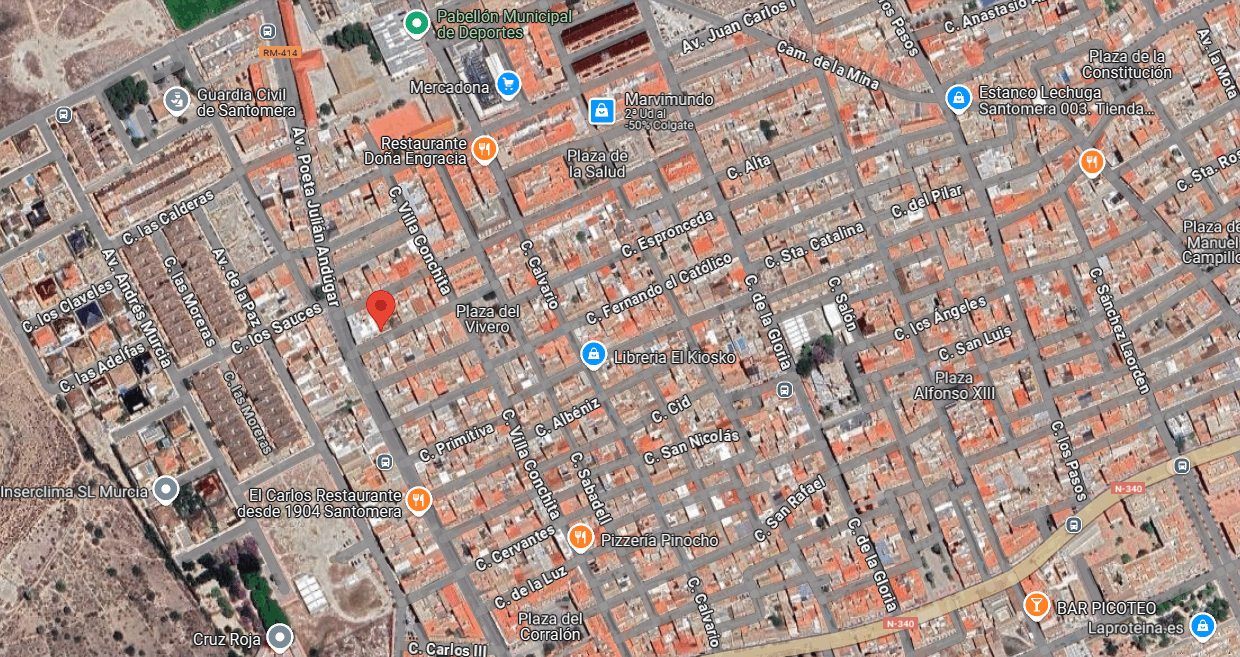 Casa okupada en Murcia