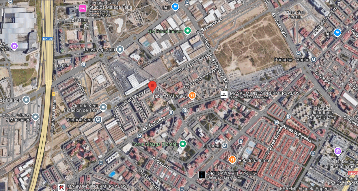 Piso okupado en Málaga