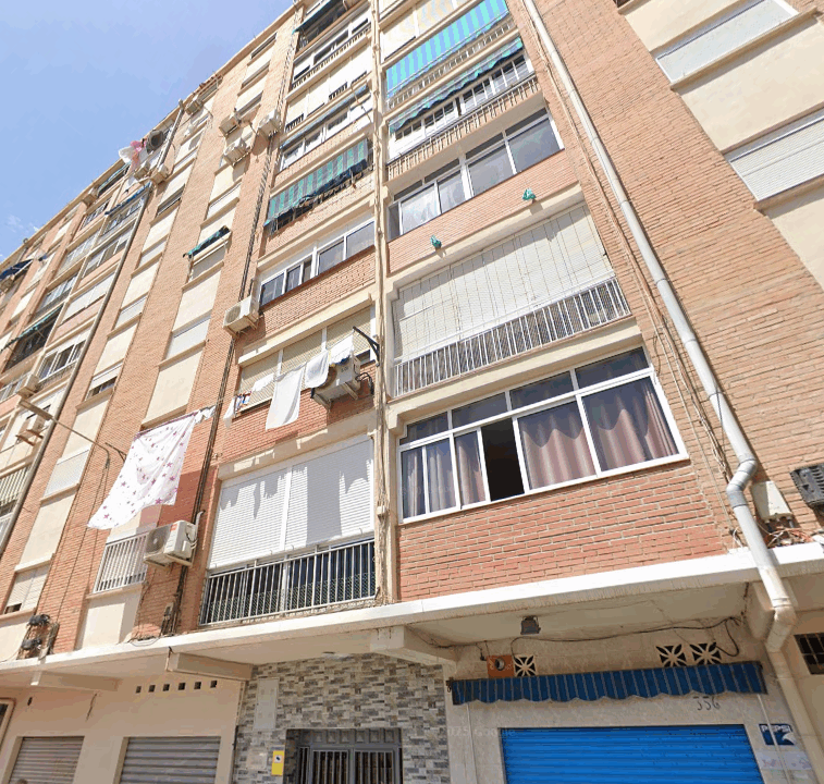 Piso okupado en Málaga