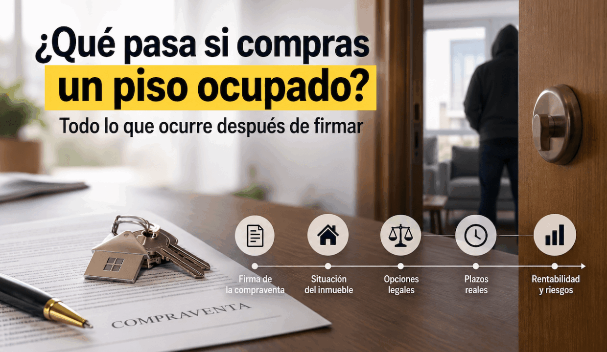 qué pasa si compras un piso ocupado